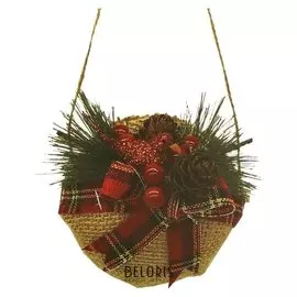 Набор для творчества - создай ёлочное украшение «Шар с бантиком»