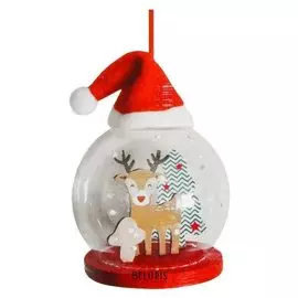 Набор для творчества - создай ёлочное украшение "Шар с оленем в колпачке"