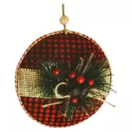 Набор для творчества - создай ёлочное украшение «Шар с веточками и ягодками»