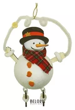 Набор для творчества - создай ёлочное украшение «Снеговичок на проволочке»