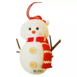 Набор для творчества - создай ёлочное украшение «Снеговичок с пуговками»