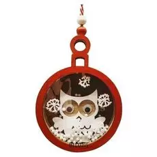 Набор для творчества - создай ёлочное украшение «Совушка»