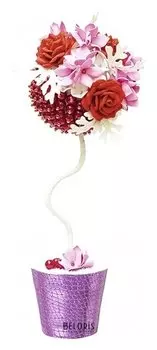 Набор для творчества "Топиарий. танго" алый