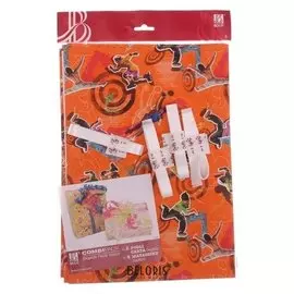 Набор для упаковки, "Драйв", крафт 0,7 х 1 м х 2, лента 15 мм х 3 м х 4