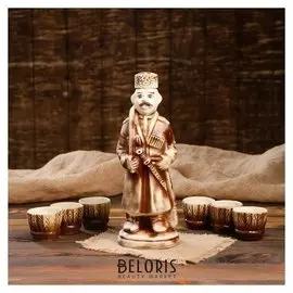 Набор для вина "Козак", 7 предметов, 0.75 л/0.1л