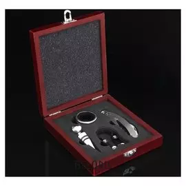 Набор для вина "Президент", 4 предмета: открывашка, пробка, кольцо, резец для фольги