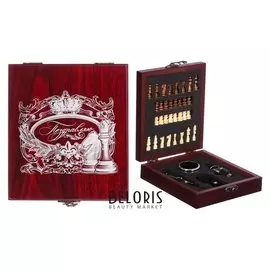 Набор для вина с шахматами "Поздравляю"