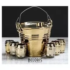 Набор для вина "Ведро", 7 предметов в наборе, 1,8 л/0,1 мл