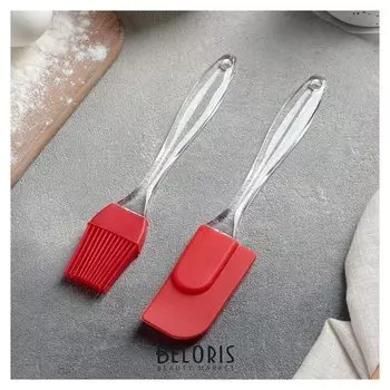 Набор для выпечки "Фобос", 2 предмета: лопатка, кисть