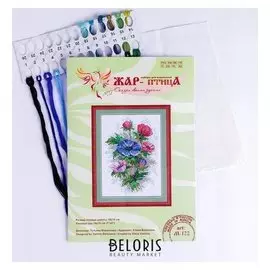 Набор для вышивания «Цветы осени» 18×15 см