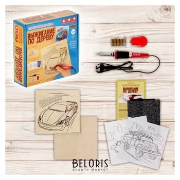 Набор для выжигания и росписи по дереву "Чемпион"