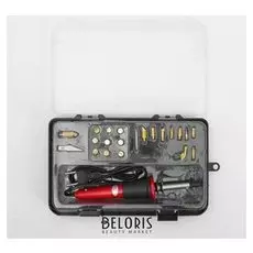 Набор для выжигания с фигурными насадками "Профи", в футляре