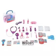 Набор доктора Маленький врач-4 в чемодане, 17 предметов