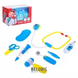 Набор доктора в чемоданчике Доктор+, 8 предметов, звук, свет