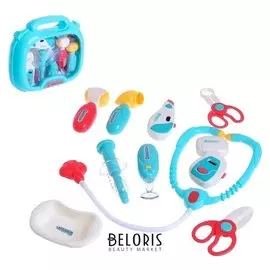 Набор доктора в чемоданчике Семейный доктор, 10 предметов