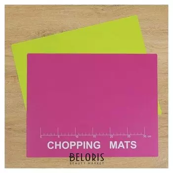 Набор досок разделочных гибких с разлиновкой 37×30 см, 2 шт