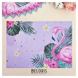 Набор "Фламинго", бумажные салфетки, 10 шт., 35 х 25 см