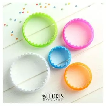 Набор форм для печенья доляна «Волна», 5 шт