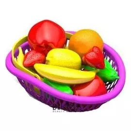 Набор "Фрукты" (14 предметов в лукошке)