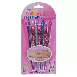 Набор гелевых ручек, 4 цвета, «Тату»