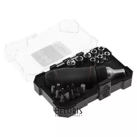 Набор головок и бит Vira 305080, 21 предмет, реверсивная рукоятка