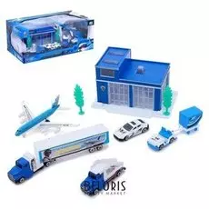 Набор игровой «Аэропорт» с металлическими машинами