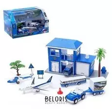 Набор игровой «Аэропорт» с металлическими машинами