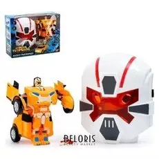 Набор игровой Автобот: маска со световым эффектом, трансформер с запуском