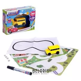 Набор игровой «Умная машинка», автобус, ездит по линии