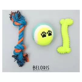 Набор игрушек для собак, 3 шт