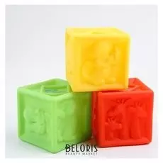 Набор игрушек для ванны Кубики 3 шт