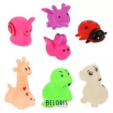 Набор игрушек для ванны Весёлая компания 7 шт