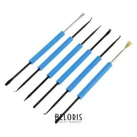 Набор инструмента для пайки Zhongdi Zd-151, металлическая кисть, скребок, нож, крючок, 6 шт