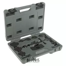 Набор инструмента "Эврика", для сведения тормозных цилиндров, 11 предметов