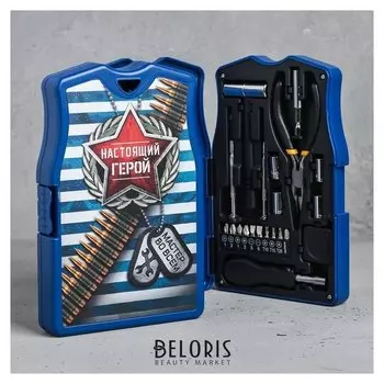 Набор инструментов «Настоящий герой», в майке, 21 предмет