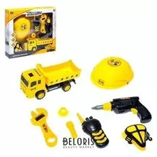 Набор инструментов Строитель на грузовике 8 предметов