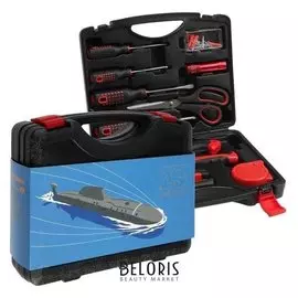 Набор инструментов в кейсе Tundra "23 февраля", подарочная упаковка, 11 предметов