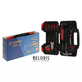 Набор инструментов в кейсе Tundra "23 февраля", подарочная упаковка, 39 предметов