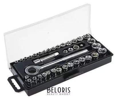 Набор инструментов в кейсе Tundra, универсальный, 1/4" и 3/8", 39 предметов