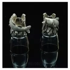 Набор из 2-х стопок «Окунь», 50 мл, D=4,5 см H=8,5 см