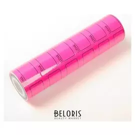 Набор из 6 роликов, в 1 ролике 120 штук, ценники самоклеящиеся, 35 х 50 мм, розовые