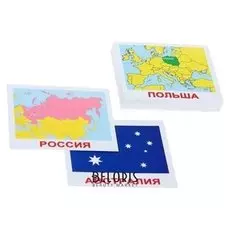 Набор карточек «Мини-40. страны + флаги + столицы»