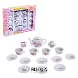 Набор керамической посуды "Цветы"