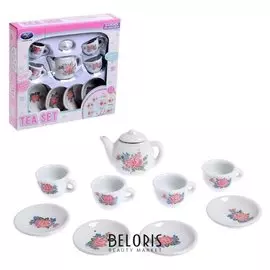 Набор керамической посуды "Цветы"