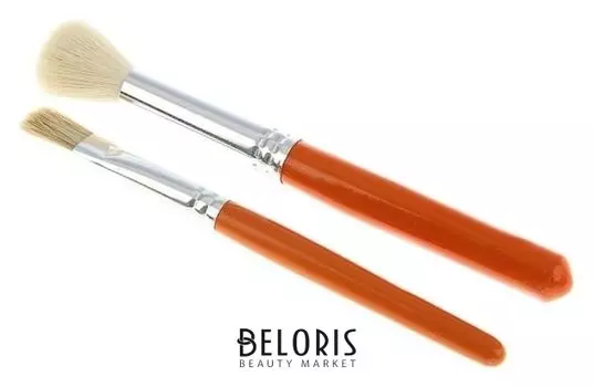 Набор кистей "Кроха" 2 штуки: круглая, № 10, плоская № 10