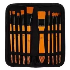 Набор кистей нейлон 10 штук