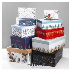 Набор коробок 10 в 1 «Новогодний», 12 х 7 х 4‒32.5 × 20 × 12.5 см 4
