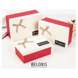 Набор коробок 3 в 1, 22 х 15 х 9,5 - 18 х 11,5 х 5 см