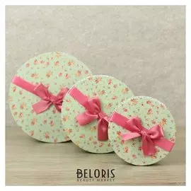 Набор коробок 3 в 1, 22 х 22 х 12 - 13 х 13 х 7,5 см