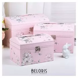 Набор коробок 3 в 1, 30 х 20 х 19,5 - 22 х 15 х 15 см